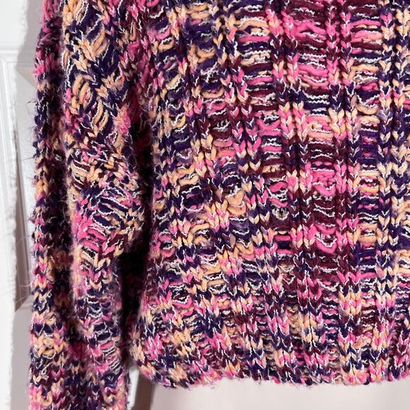 Sadie & Sage Tutti Frutti Cropped Knit Sweater, Women's Size XS - Picture 4 of 8